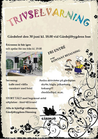 trivselfest i Gårdsjö den 28 juni